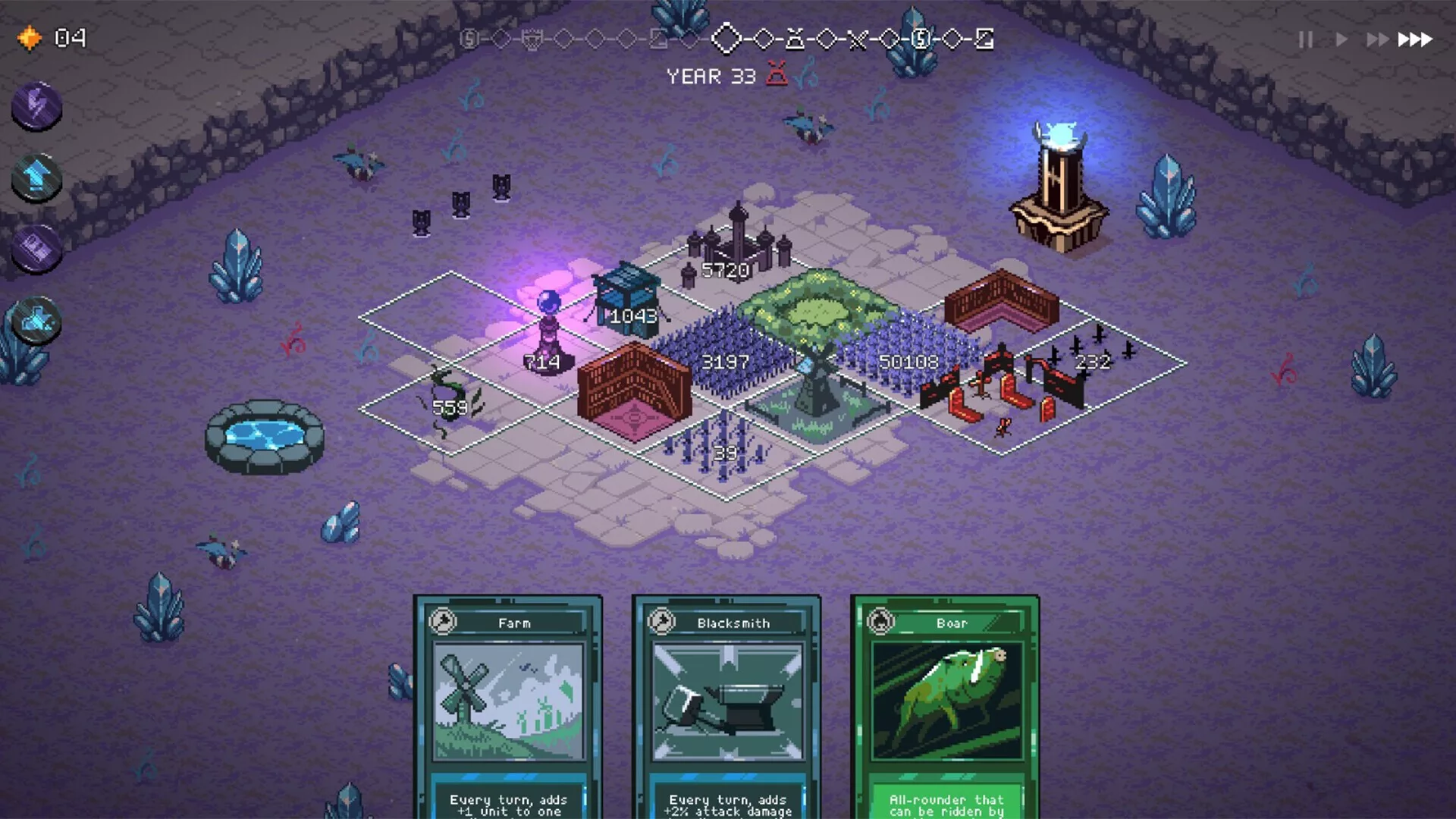 Bataille stratégique dans 9 Kings, roguelike de stratégie – disponible sur Xbox Game Pass août 2025.