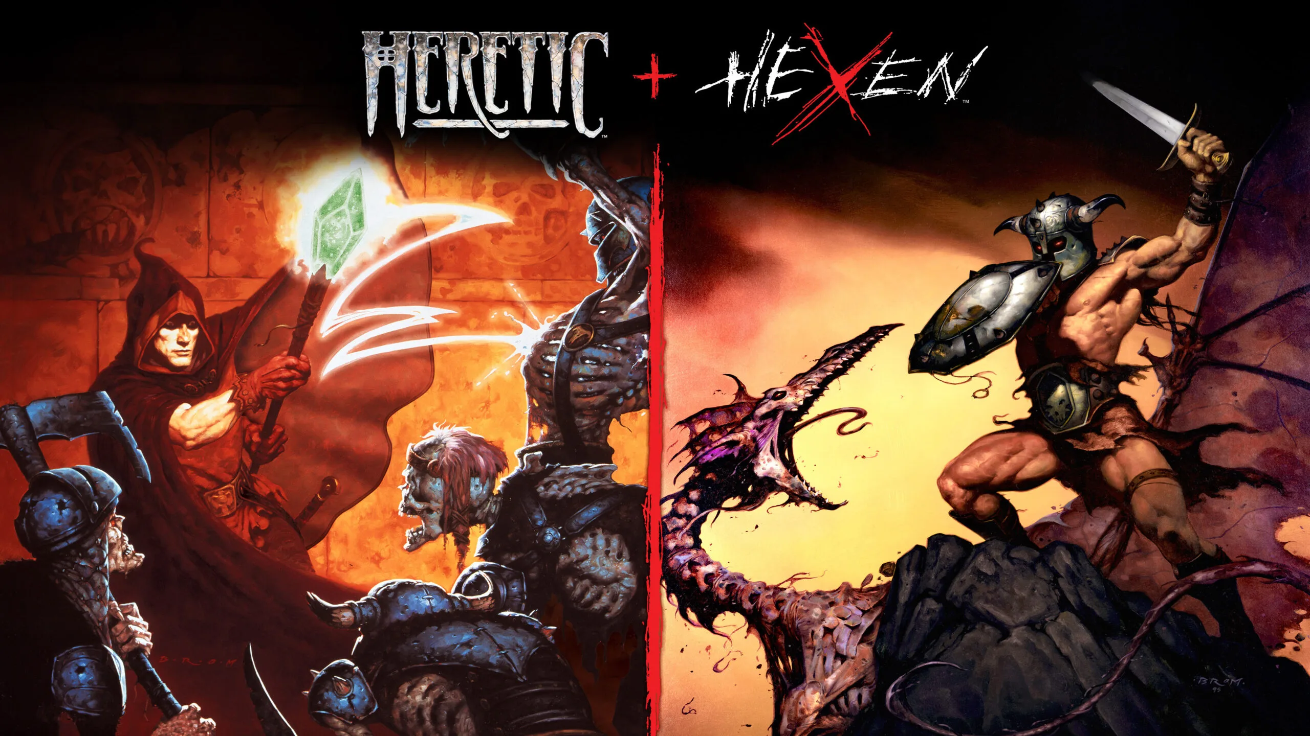 Illustration des jeux Heretic et Hexen sur GeForce Now.